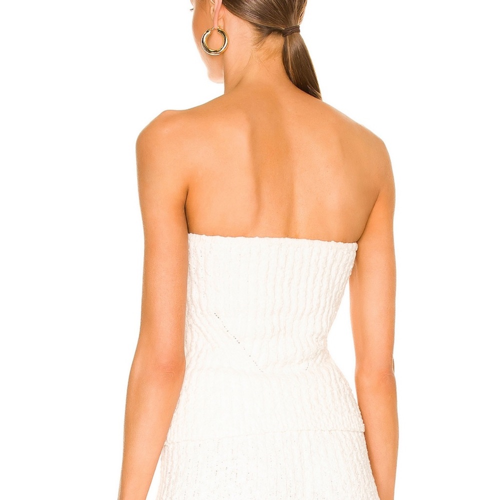 Tara Boucle Knit Bustier Tube Top - Picture 3 of 4